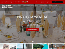 Tablet Screenshot of hotelperla.pl