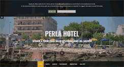 Desktop Screenshot of hotelperla.net